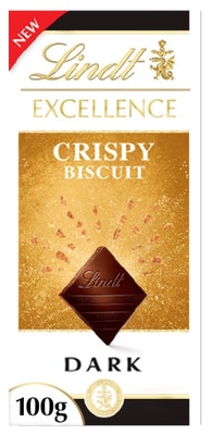 Lindt Čokoláda Excellence hořká se sušenkou