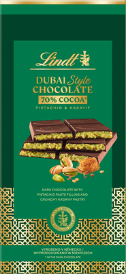 Lindt Dubajská čokoláda hořká