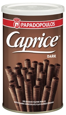 Caprice Dark plněné trubičky