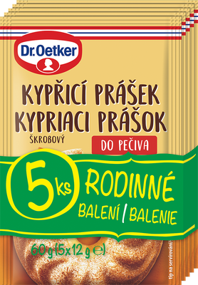Dr. Oetker Kypřicí prášek do pečiva 5ks