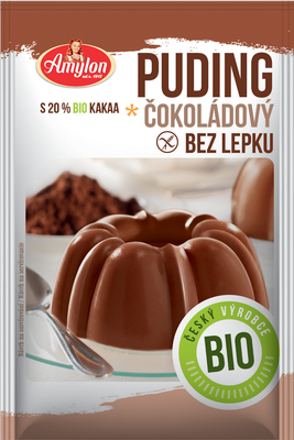 Amylon BIO puding čokoládový v prášku bez lepku