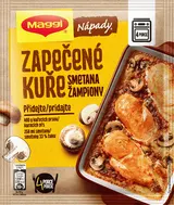 Maggi NÁPADY Zapečené kuře se žampiony a smetanou