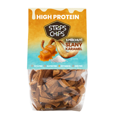 Strips Chips Proteinové chipsy Slaný Karamel