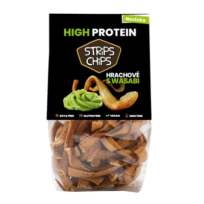 Strips Chips Proteinové chipsy Wasabi