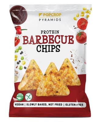 Popcrop Proteinové chipsy s barbecue příchutí