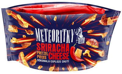 Meteoritky Sriracha a sýr
