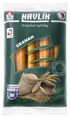 Havlík Trvanlivé grahamové tyčinky se sýrem a solí