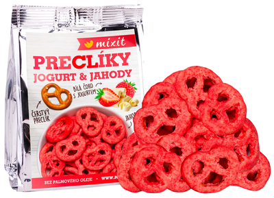 Mixit Preclíky do kapsy - Jogurtová čokoláda s jahodami