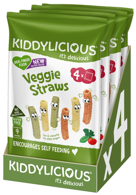 Kiddylicious Tyčinky zeleninové multipack 4x12g