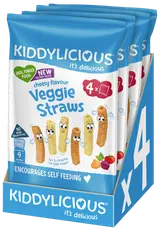 Kiddylicious Tyčinky se sýrovou příchutí multipack 4x12g