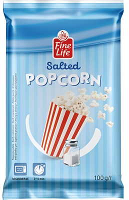 Fine Life Popcorn slaný