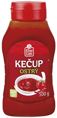 Fine Life Kečup ostrý