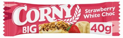 Corny BIG cereální tyčinka jahoda-bílá čokoláda