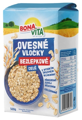 Bonavita Ovesné vločky celé, bez lepku