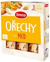 Emco Tyčinka ořechy/med 3 x 35g
