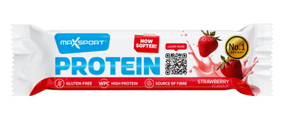 Max Sport  Proteinová tyčinka s jahodovou příchutí