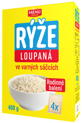 Menu Gold Rýže loupaná ve varných sáčcích 4x100g