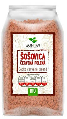 BONITAS BIO Čočka červená půlená
