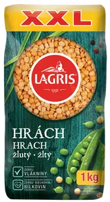 Lagris Hrách žlutý loupaný půlený