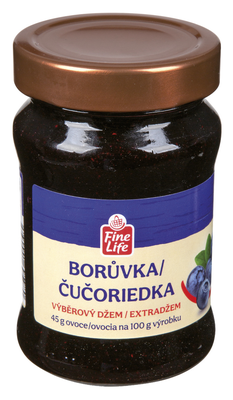 Fine Life Džem výběrový, borůvka
