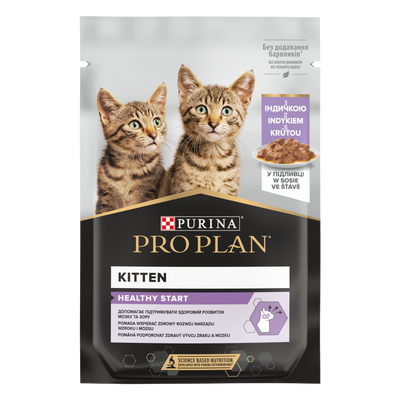 ProPlan Kitten Healthy Start, krůtí kapsička pro koťata