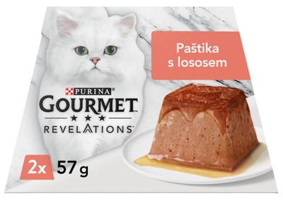Gourmet Revelations pro kočky losos, paštika v omáčce 2x57g
