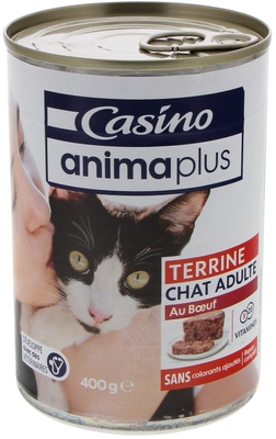 Animaplus Hovězí paštika pro dospělé kočky