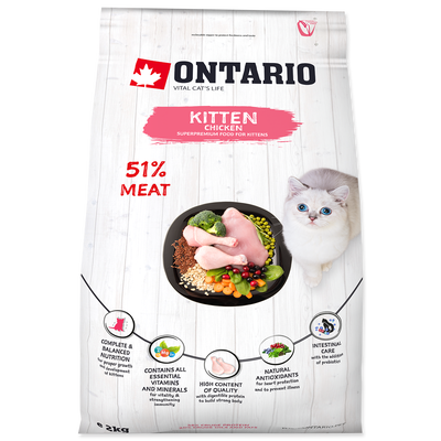 Ontario Granule pro koťata - kuře