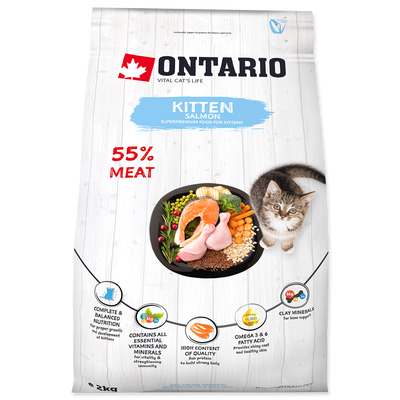 Ontario Granule pro koťata - losos