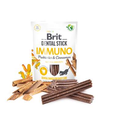 Brit Dental Stick Immuno with Probiotics & Cinnamon