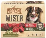 Propesko Mistr Filetky s hovězím a zvěřinou v omáčce pro psy 12x85g