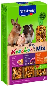 Vitakraft Kräcker mix hlodavci ovoce-hrozno-med 3ks
