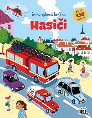 JIRI MODELS Samolepková knížka Hasiči