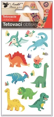 Anděl Přerov Tetovací obtisky - dinosauři