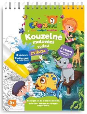 Created Kouzelné malování vodou - zvířátka