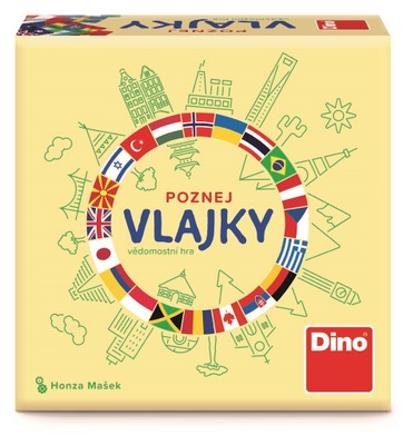 Dino Toys Cestovní hra Poznej vlajky