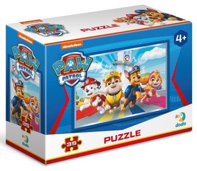 Teddies Minipuzzle Tlapková patrola 35 dílků