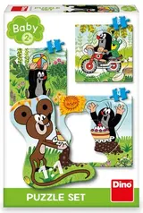 Dino Toys Puzzle Krtek na louce baby 3–5 dílků