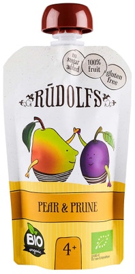 Rudolfs BIO kapsička Hruška, sušená švestka