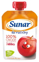 Sunar Do ručičky, ovocná kapsička jablko 4m+