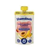 Hamánek Kapsička s banánem, meruňkou a polentou