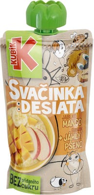 Kubík Svačinka Mango, jablko, banán, jáhly