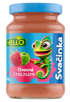 Hello Ovocná svačinka s malinami