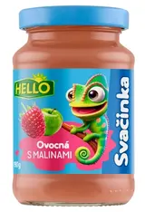 Hello Ovocná svačinka s malinami