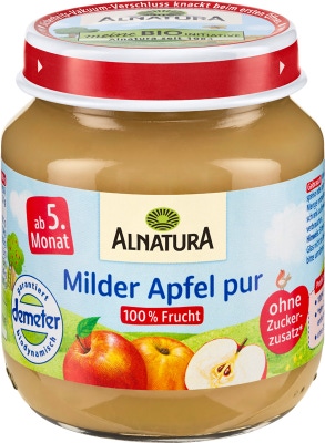 ALNATURA BIO Dětská výživa Jablko 100 %