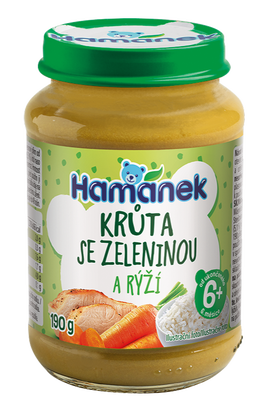 Hamánek Krůta se zeleninou a rýží