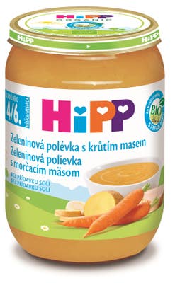 HiPP BIO zeleninová polévka s krůtím masem