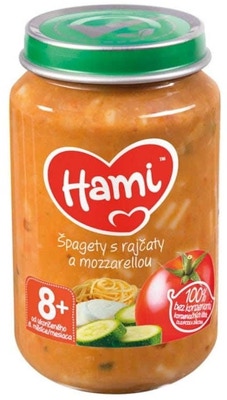 Hami Špagety s rajčaty a mozzarelou 8m+