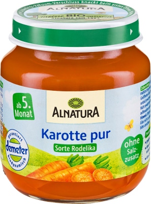 ALNATURA BIO Dětská výživa Mrkev
