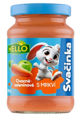 Hello Ovocně - zeleninová svačinka s mrkví